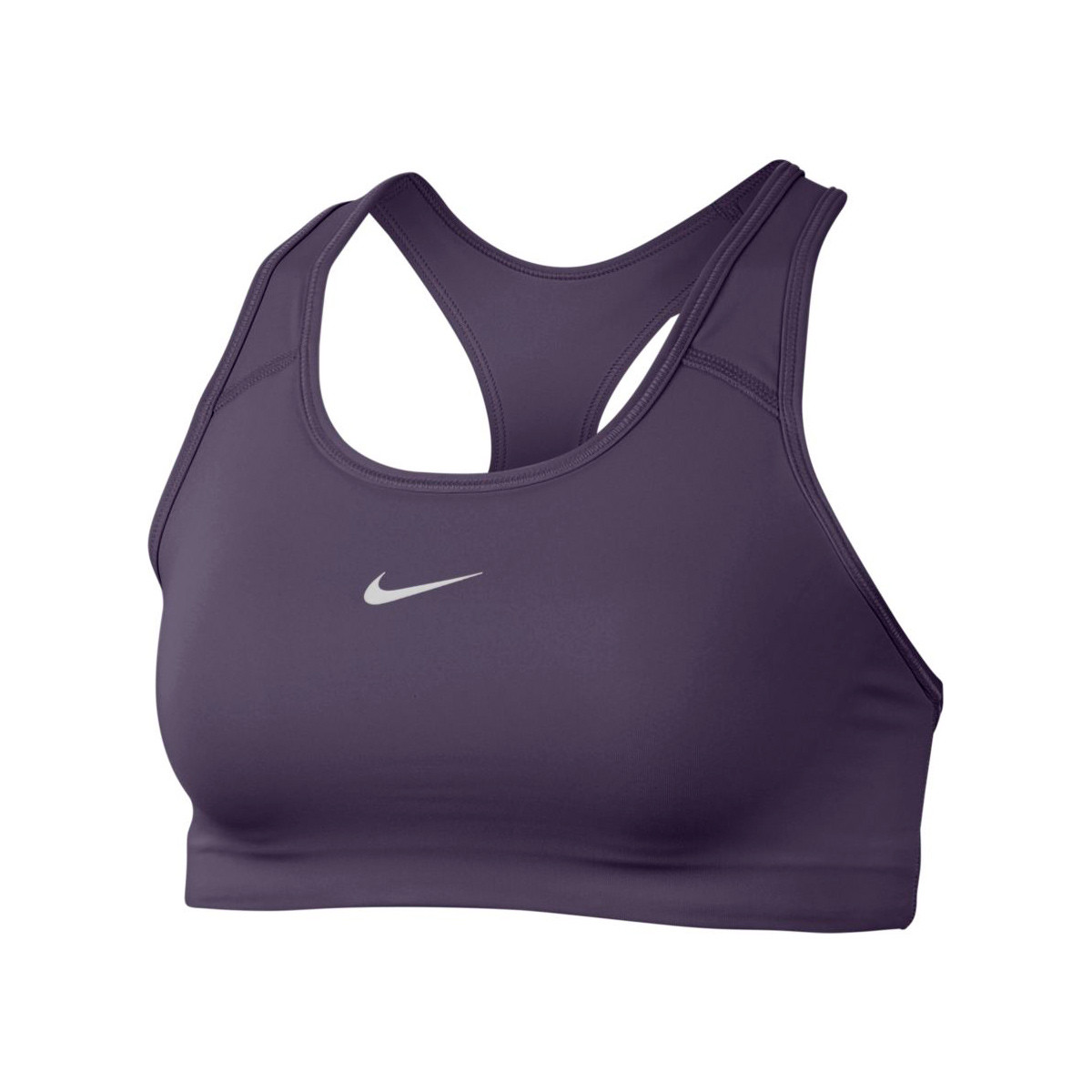 nike swoosh bra white