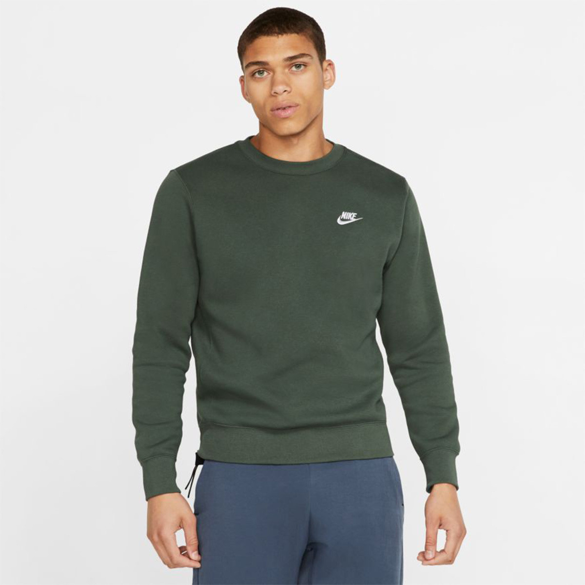 nike club hoodie galactic jade