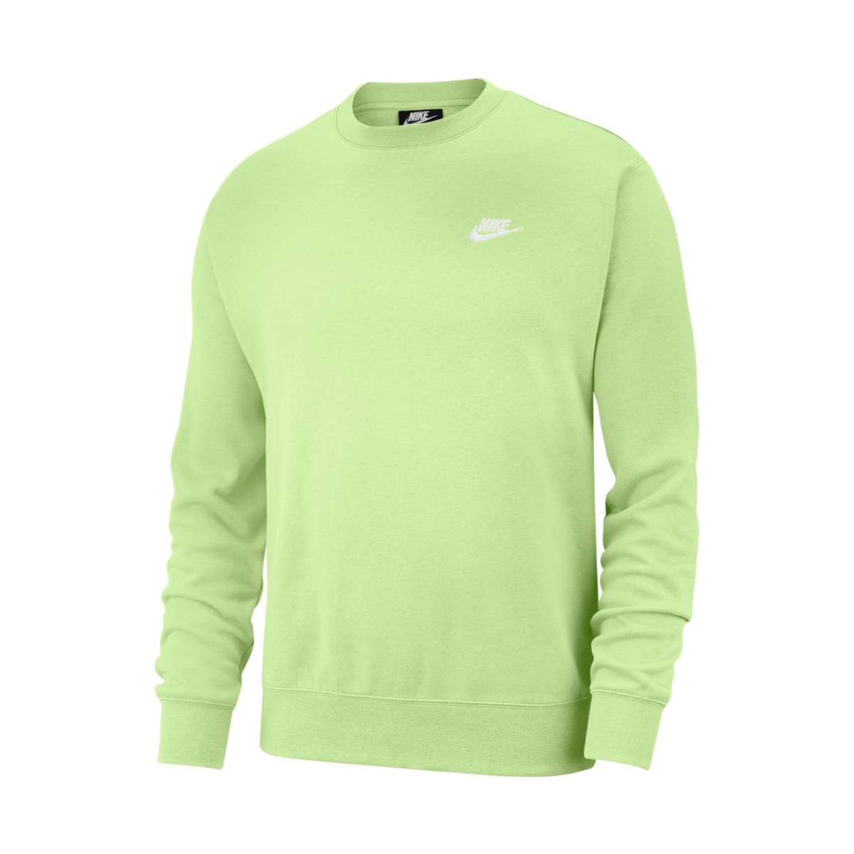 lime green nike crew neck