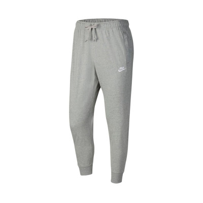 Salvación Hamburguesa creciendo Pantalón largo Nike Sportswear Club Jogger Jersey Dark grey heather-White - Fútbol  Emotion