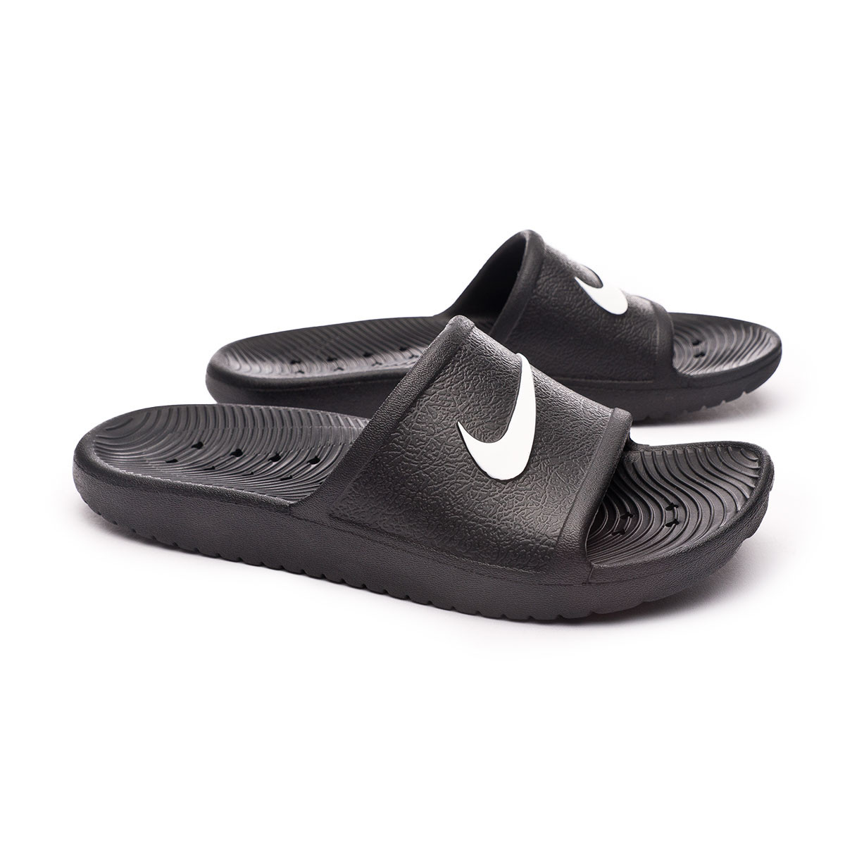 Flip flops Nike Kids Kawa Shower Black White F tbol Emotion