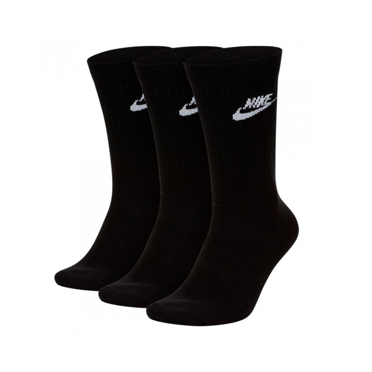 calcetines-nike-sportswear-everyday-essential-crew-3-pares-black-0