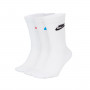 Sportswear Everyday Essential Crew (3 pares) White-Color