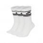 Odzież sportowa Essential Stripe (3 pary) White-Black