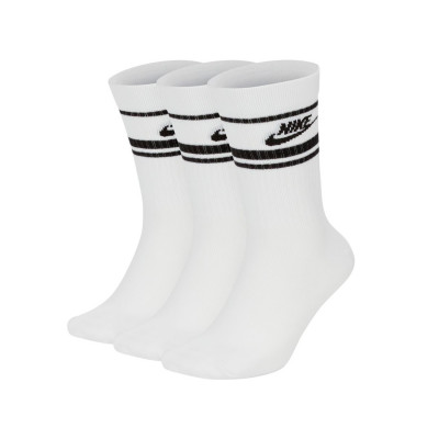 Sportswear Essential Stripe Crew (3 Paar) Socken