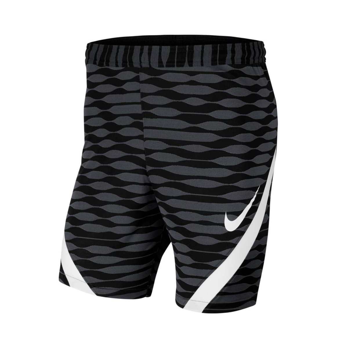 estanque polilla Oh Pantalón corto Nike Dri-Fit Strike Knit Black-Anthracite-White - Fútbol  Emotion