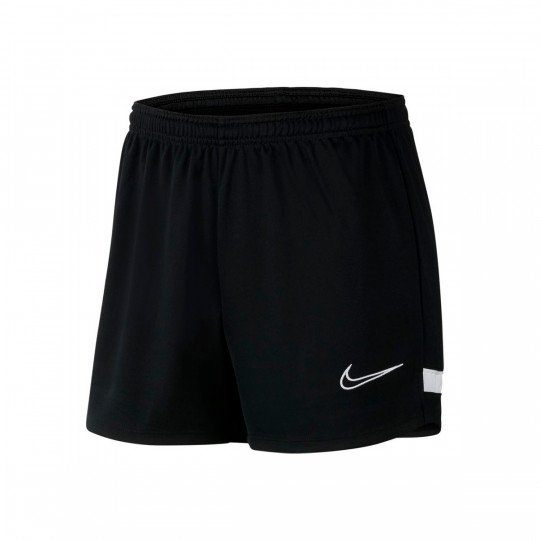tienda de comestibles científico diario Pantalón corto Nike Academy 21 Knit Mujer Black-White - Fútbol Emotion
