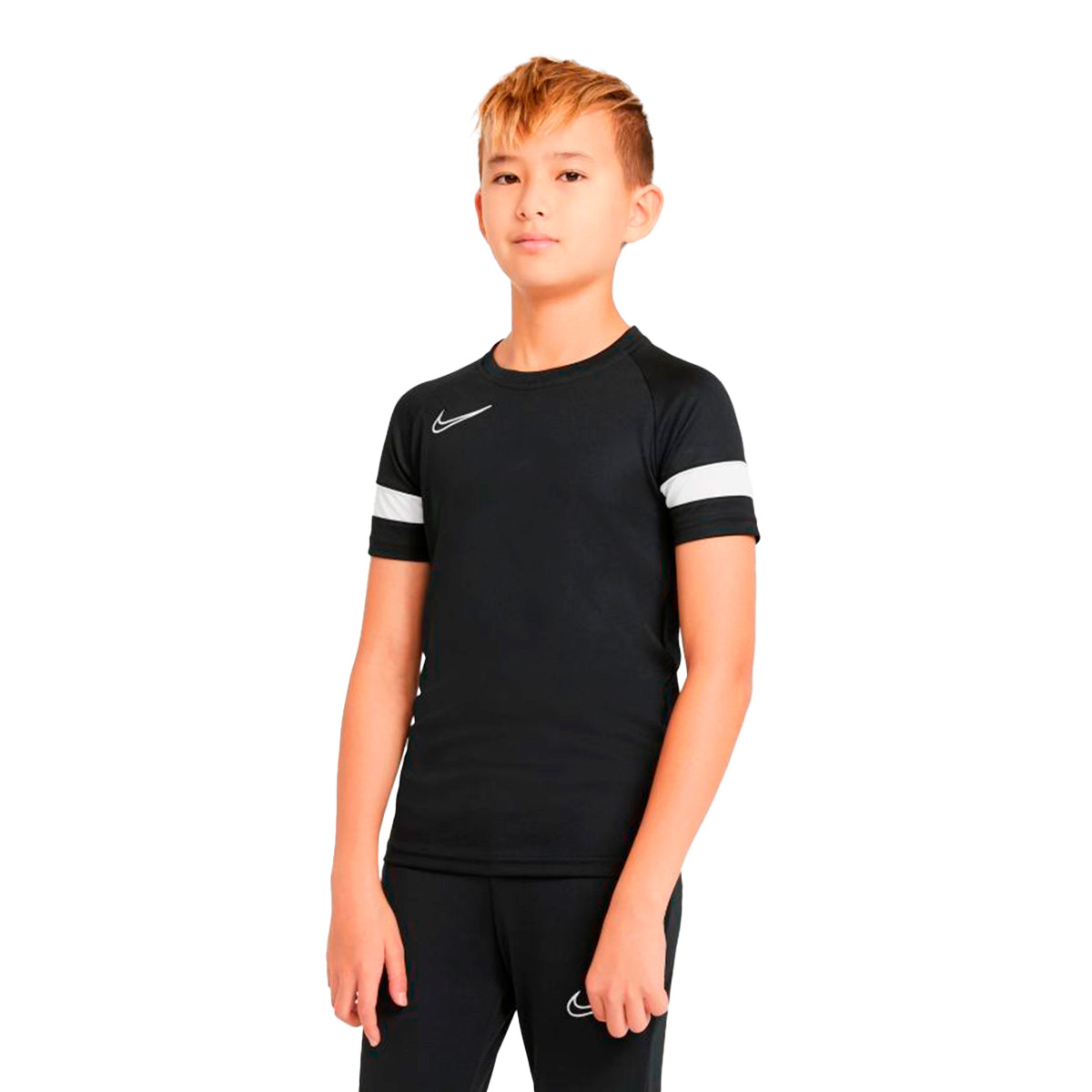 Camiseta Academy 21 m/c Niño Black-White - Emotion