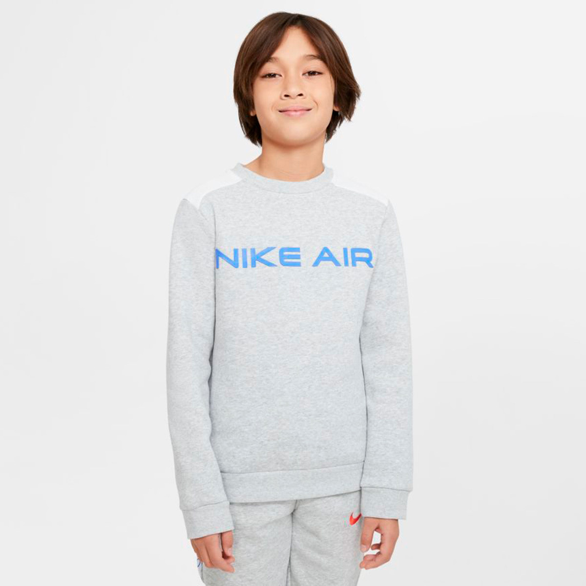 nike air crew sweatshirt grey