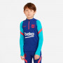 FC Barcelona Dri-Fit Strike Dril Top 2020-2021 Bambino Deep royal blue-Oracle aqua-Light fusion red