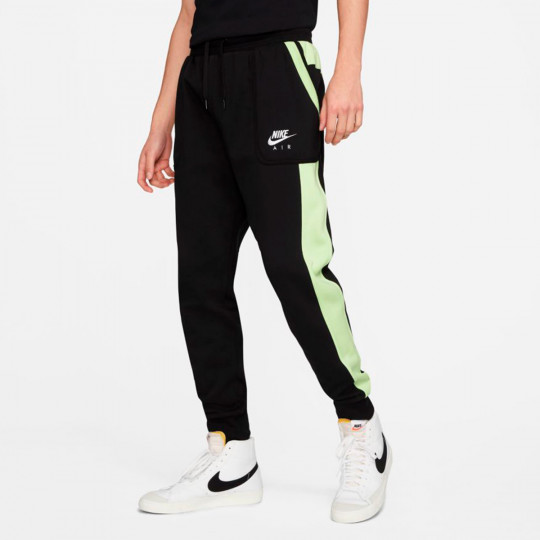 nike air fleece joggers black