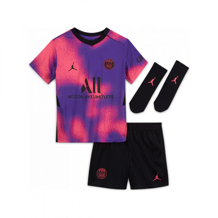 Paris Saint Germain 2021/22 Vapor Match Fourth Jersey Hyper Pink/Black
