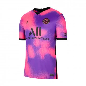 T-Shirt Paris Saint-Germain FC Fourth kit Stadium 2020-2021 Hyper Pink-Black