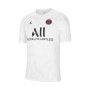 Paris Saint-Germain Pre Match Top 2020-2021 White-White-White-Black