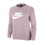 Sportswear Essentials Crew Fleece HBR Mujer Champagne-White