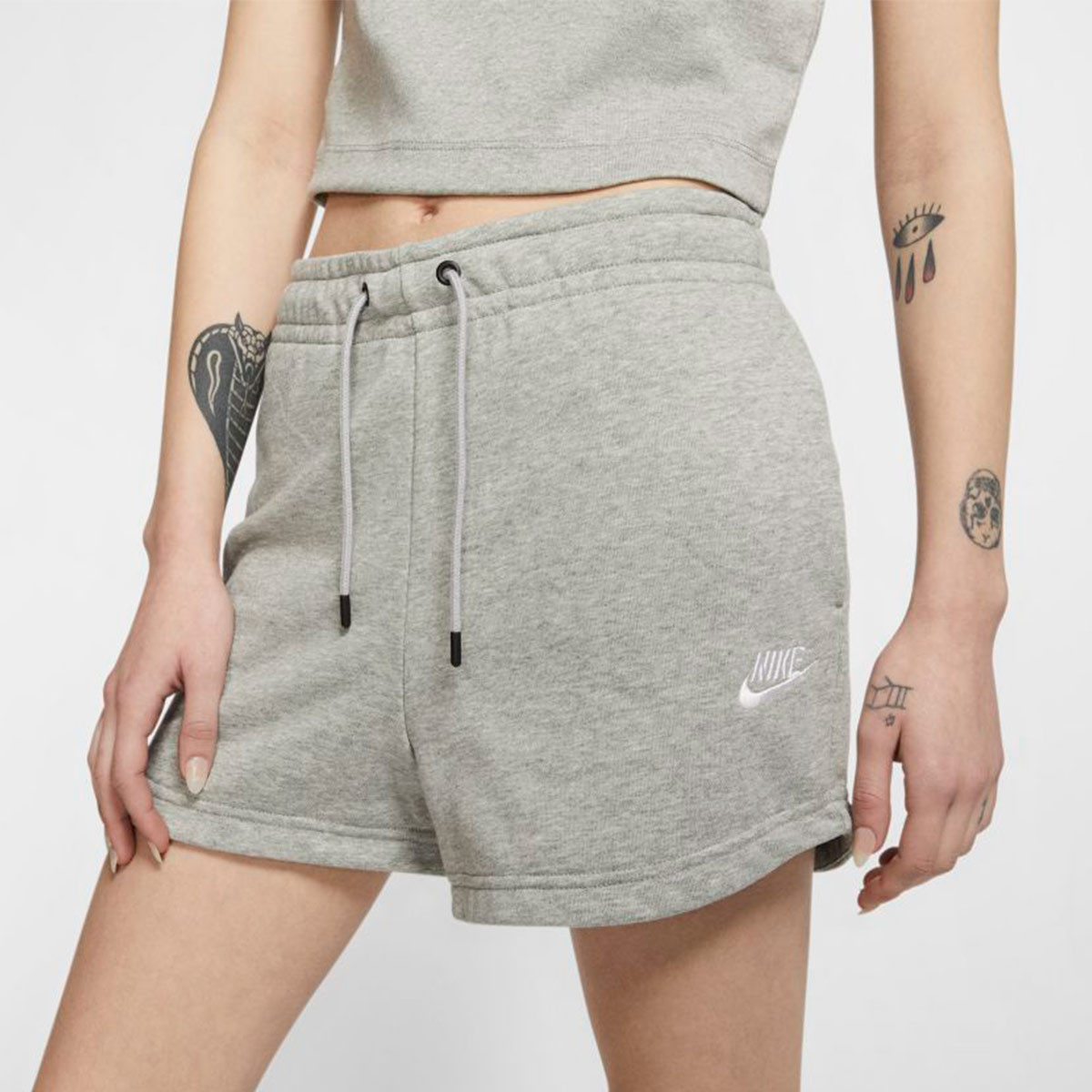 nike women's sportswear essential french terry shorts