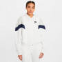 Sportswear Heritage Full-Zip Fleece Mujer Birch heather-Grey heather-Midnight navy