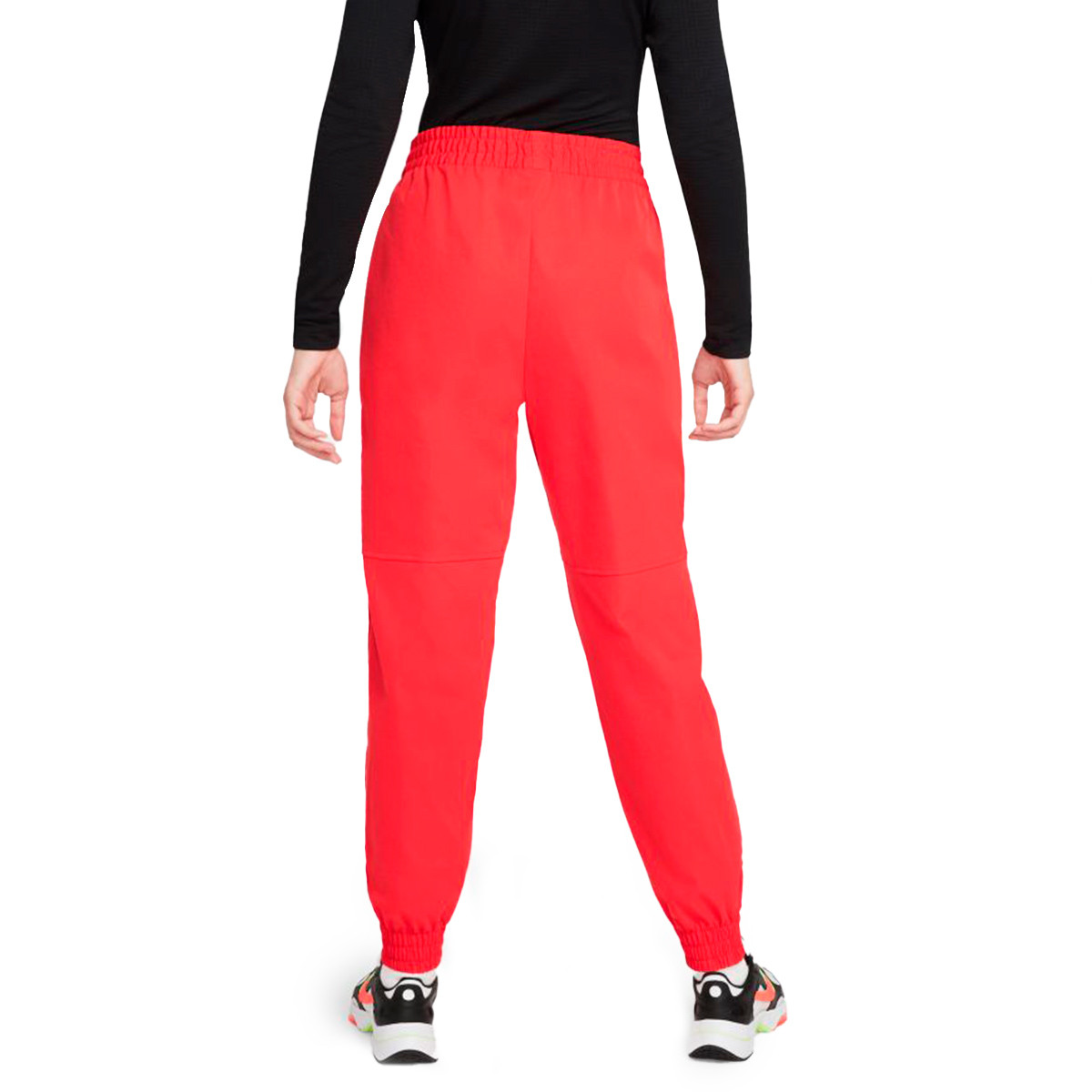 Pantaloni lunghi Nike Sportswear Swoosh Woven HR Donna Light crimson -  Fútbol Emotion