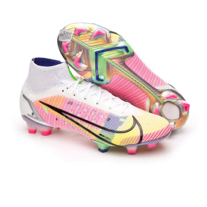 Bota de fútbol Nike Mercurial Superfly Dragonfly 8 Elite FG White-Metallic  Silver-Dark Raisin - Fútbol Emotion
