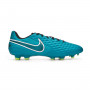Tiempo Legend 8 Academy FG/MG Aquamarine-White-Lime glow-Off noir