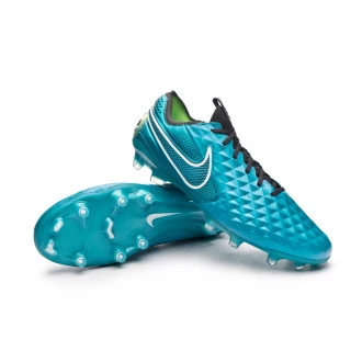 Bota Tiempo Legend 8 Elite FG Aquamarine-White-Lime Glow-Off Noir