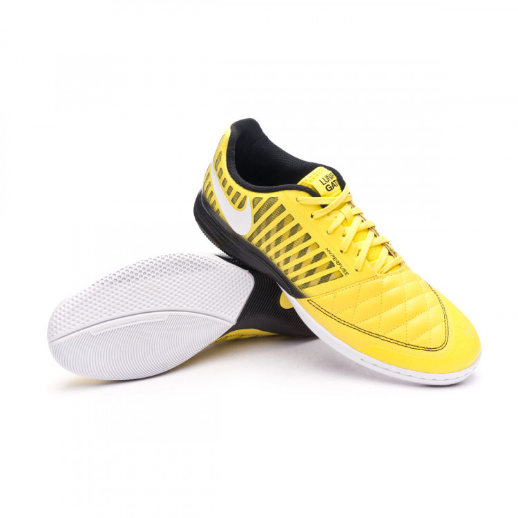 Zapatilla de Fútbol sala Nike Lunar Gato II Opti Yellow-White-Black -  Fútbol Emotion