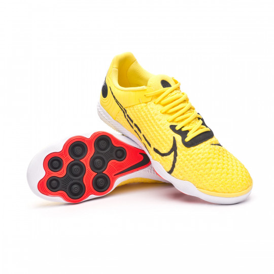 Zapatilla de Fútbol sala Nike React Gato Opti Yellow-Dark Smoke Grey-White  - Fútbol Emotion