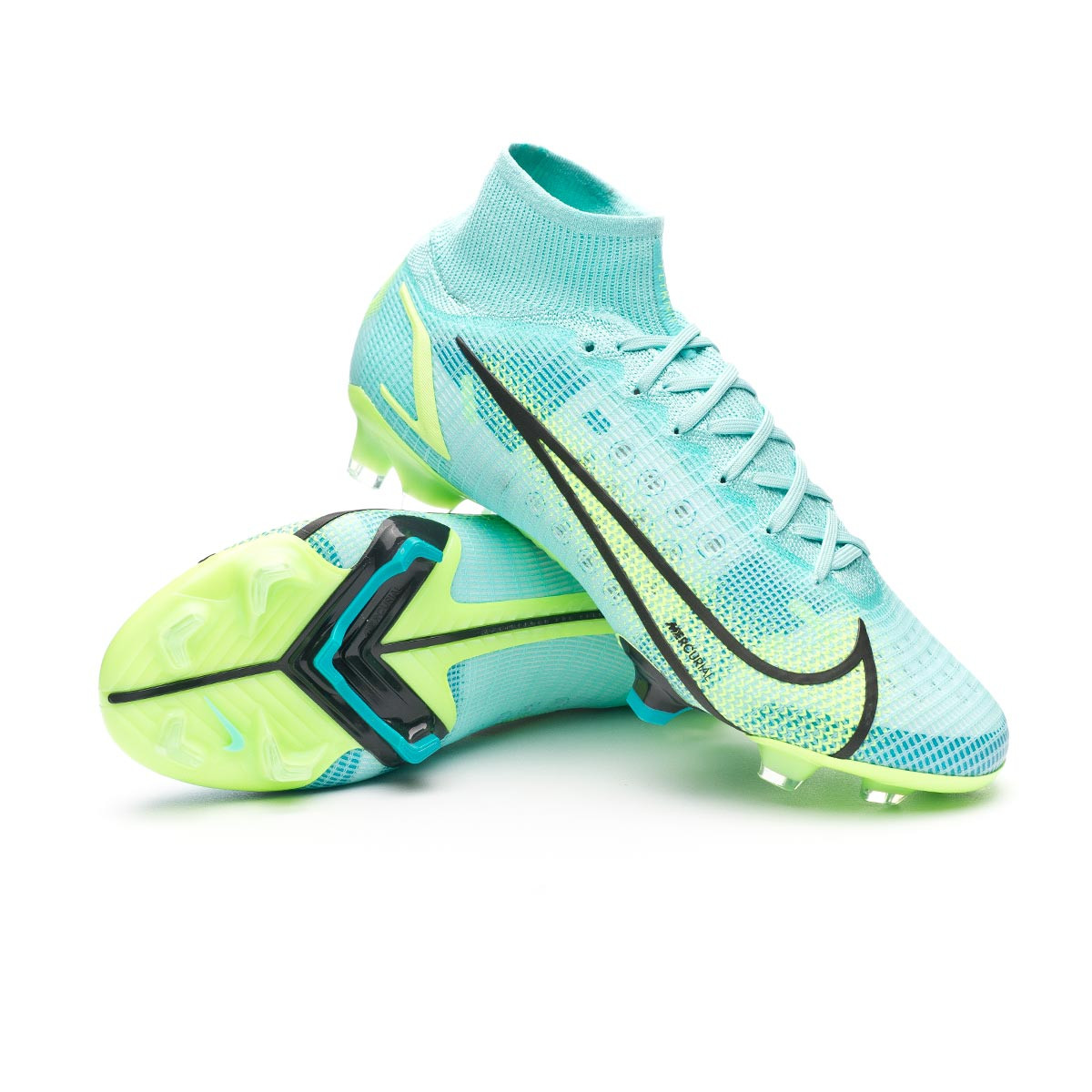 pueblo ropa Lluvioso Bota de fútbol Nike Mercurial Superfly 8 Elite FG Dynamic Turquoise-Lime  Glow-Off Noir - Fútbol Emotion