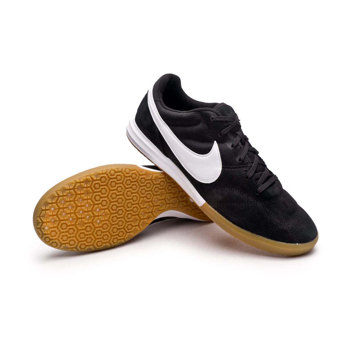 Momento Mirar furtivamente prestar Zapatilla de Fútbol sala Nike The Nike Premier 2 Sala IC Off Noir-White-Gum  Light Brown - Fútbol Emotion