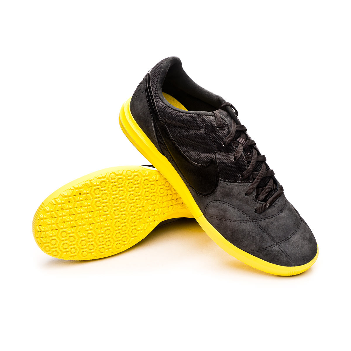 Zapatilla de Fútbol sala Nike Nike Premier 2 Sala IC Dark Smoke Black-Yellow Strike - Fútbol Emotion