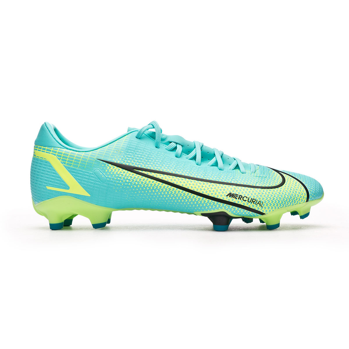 Bota de fútbol Nike Mercurial Vapor 14 Academy FG/MG Dynamic turquoise-Lime  glow-Off noir - Fútbol Emotion