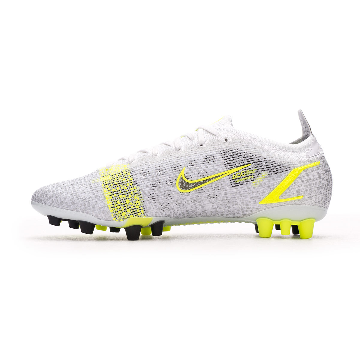 Óptima Rafflesia Arnoldi literalmente Bota de fútbol Nike Mercurial Vapor 14 Elite AG White-Black-Metallic Silver-Volt - Fútbol Emotion Óptima Rafflesia Arnoldi literalmente Bota de fútbol Nike Mercurial Vapor 14 Elite AG White-Black-Metallic Silver-Volt - Fútbol Emotion