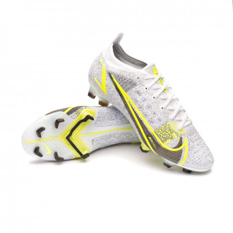 Scarpe Mercurial Vapor 14 Elite FG White-Black-Metallic silver-Volt