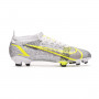 Mercurial Vapor 14 Pro FG White-Black-Metallic silver-Volt