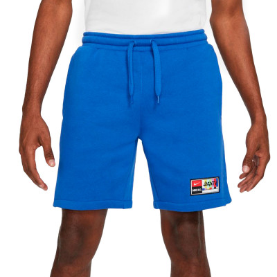 royal blue nike fleece shorts
