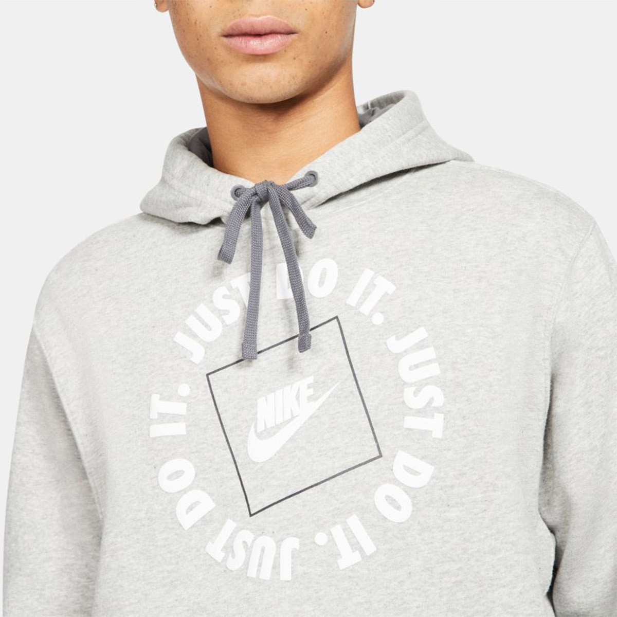 grey nike just do it sweatshirt