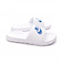 Victori One Slide-White-Royal blue