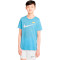 Camiseta Dri-Fit Football All Over Print Niño Psychic Blue