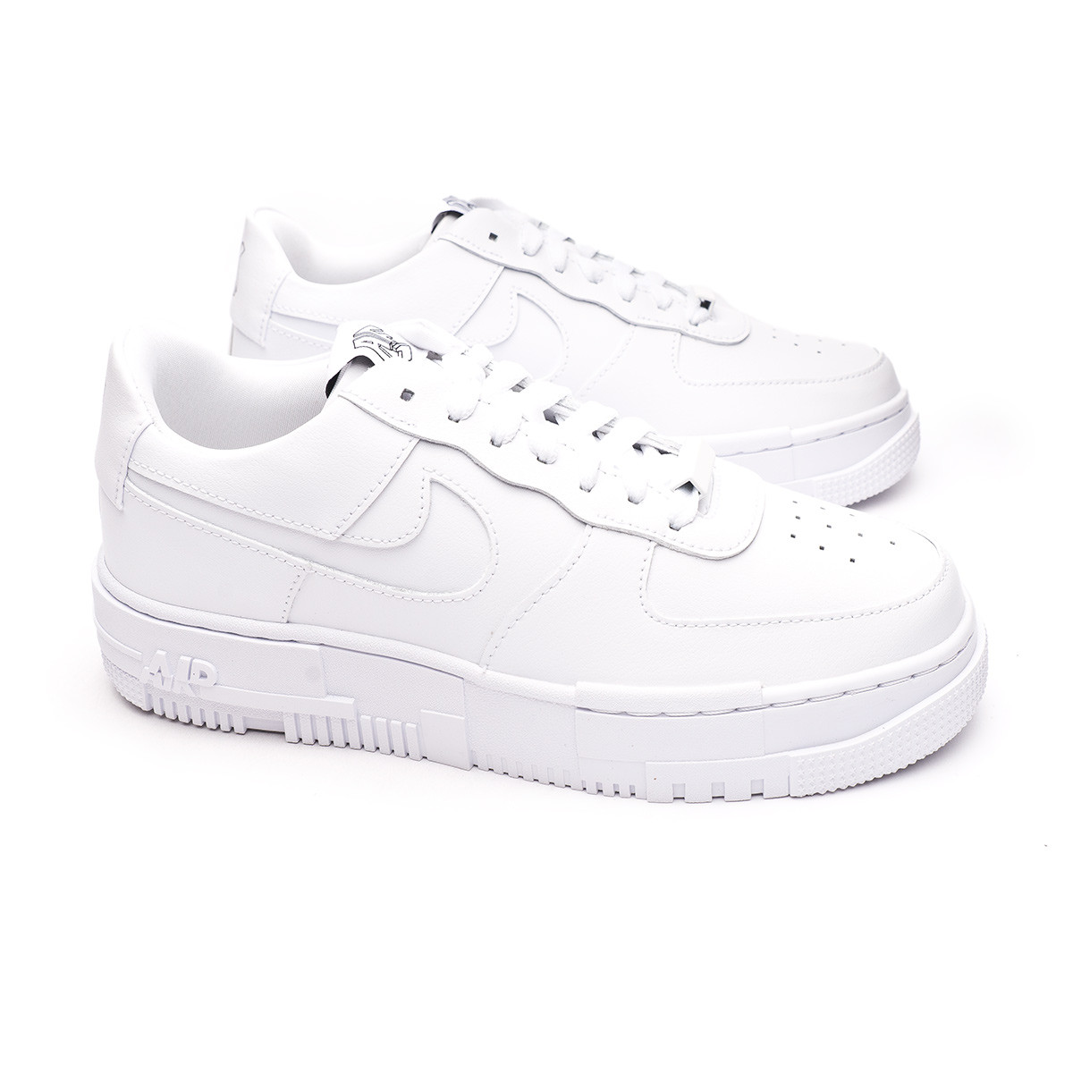 la licenciatura Monarca Conflicto Zapatilla Nike Air Force 1 Pixel Mujer White-Black-Sail-White - Fútbol  Emotion