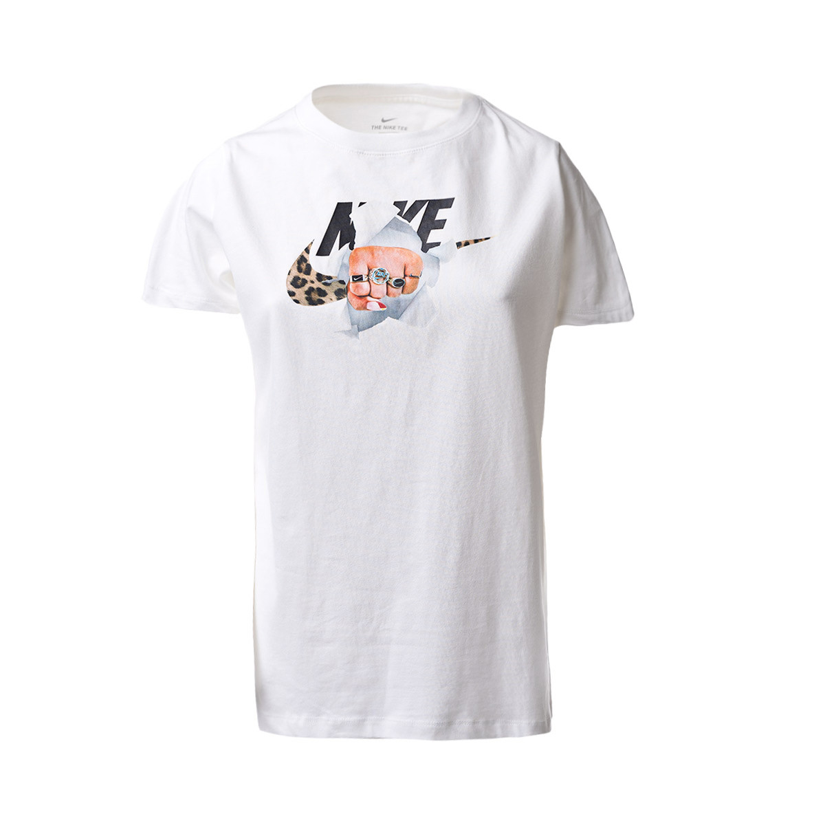 Camiseta Nike Sportswear Fierce Mujer White - Fútbol Emotion