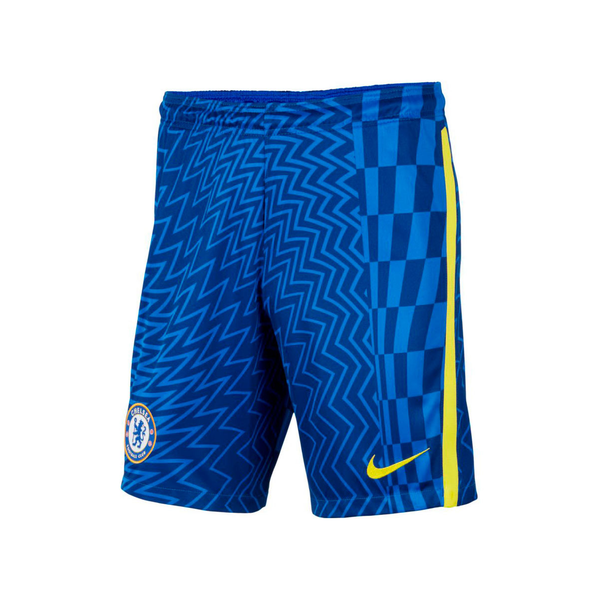 Pantalón corto Nike Chelsea FC Primera Equipación Stadium 2021-2022 Lyon  Blue-Opti Yellow - Fútbol Emotion
