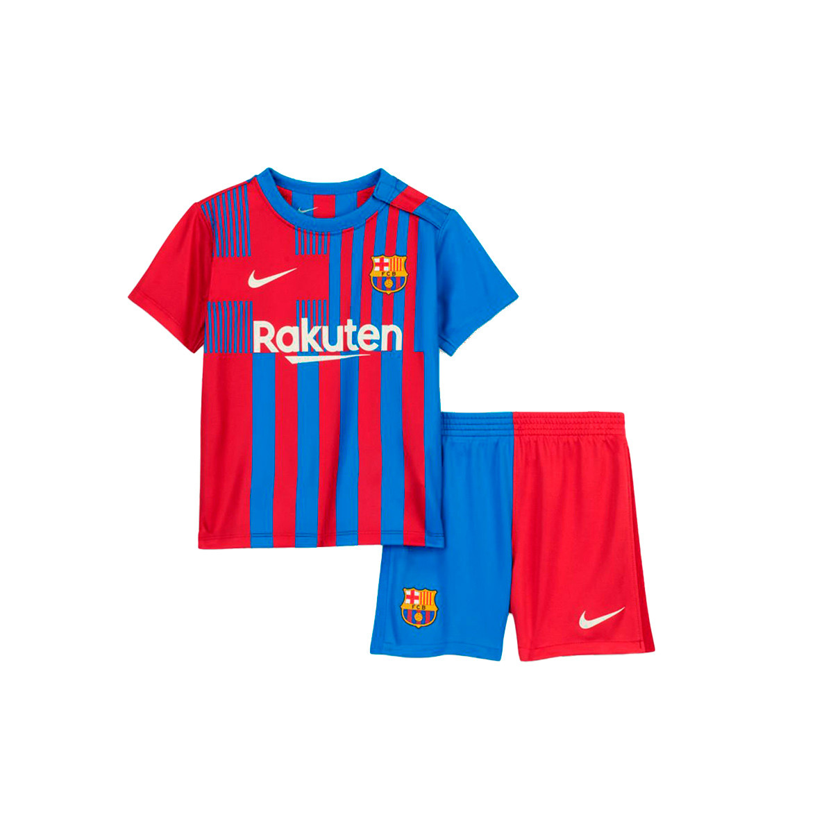 En Vivo bloquear Disfrazado Conjunto Nike FC Barcelona Primera Equipación Stadium 2021-2022 Bebé  Soar-Noble Red-Pale Ivory - Fútbol Emotion