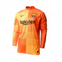 FC Barcelona Primera Equipación Stadium Portero 2021-2022 Electro orange-Bright citrus-Black (Full Spon