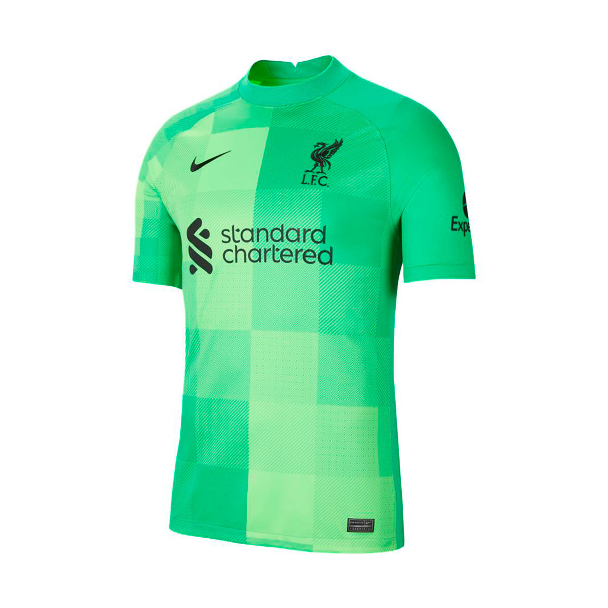 Jersey Nike Liverpool Fc Stadium Goalkeeper Jersey 21 22 Green Spark Futbol Emotion