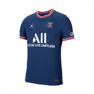 Camiseta Paris Saint-Germain FC Primera Equipación Match 2021-2022 Midnight Navy-University Red-White
