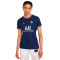 Camiseta Paris Saint-Germain FC Primera Equipación Stadium 2021-2022 Mujer Midnight Navy-University Red-White
