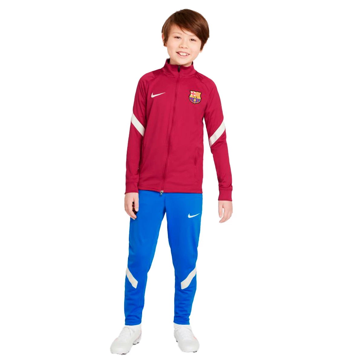 Chandal Nike FC Barcelona Training 2021 2022 Nino Noble Red Soar Pale Ivory Futbol Emotion