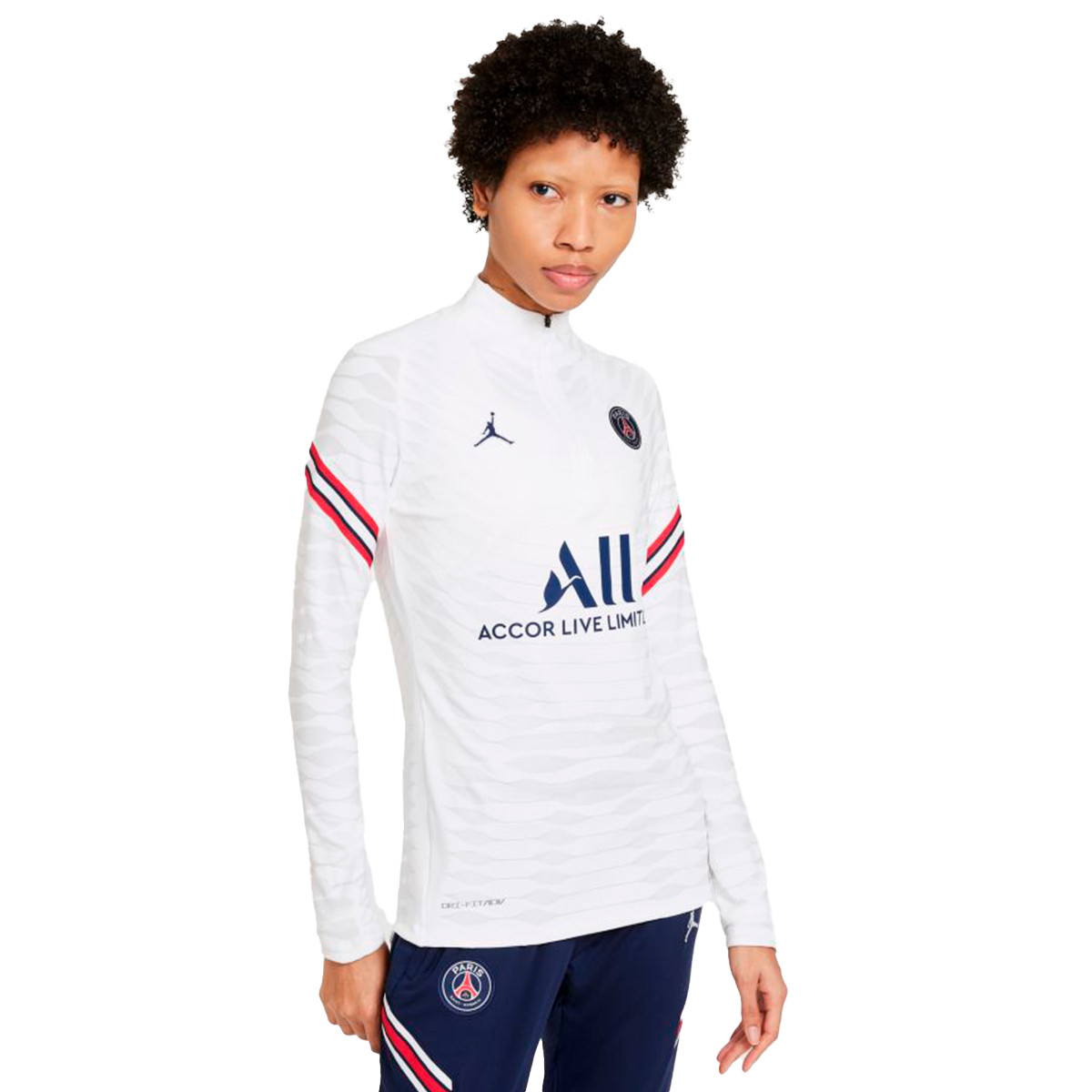 Sudadera Nike Paris Saint-Germain FC Training 2021-2022 Mujer White -  Fútbol Emotion