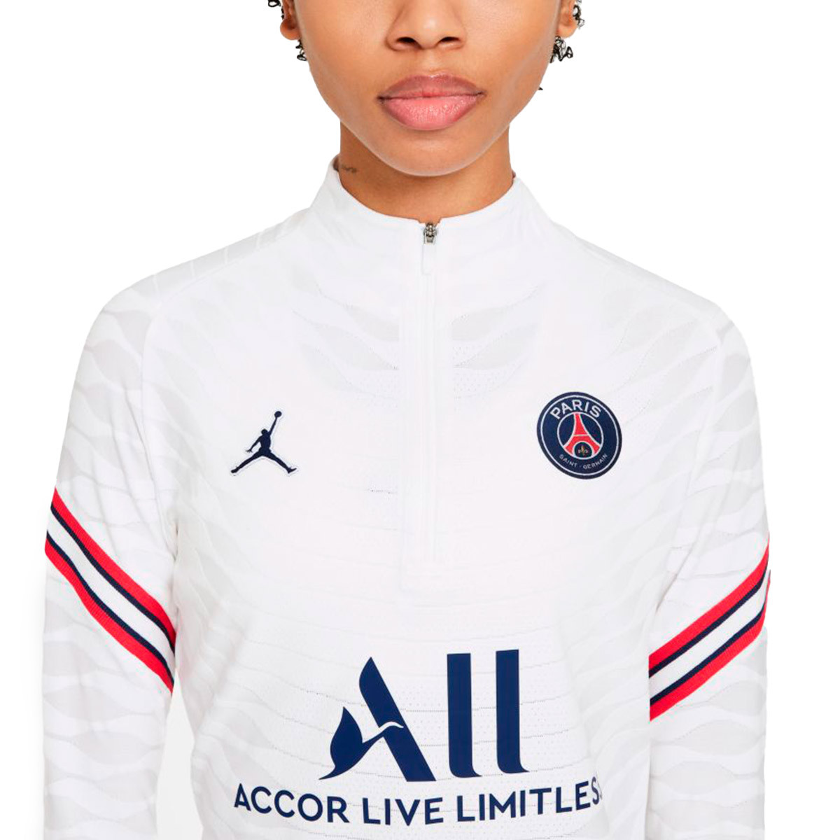 Sudadera Nike Paris Saint-Germain FC Training 2021-2022 Mujer White -  Fútbol Emotion