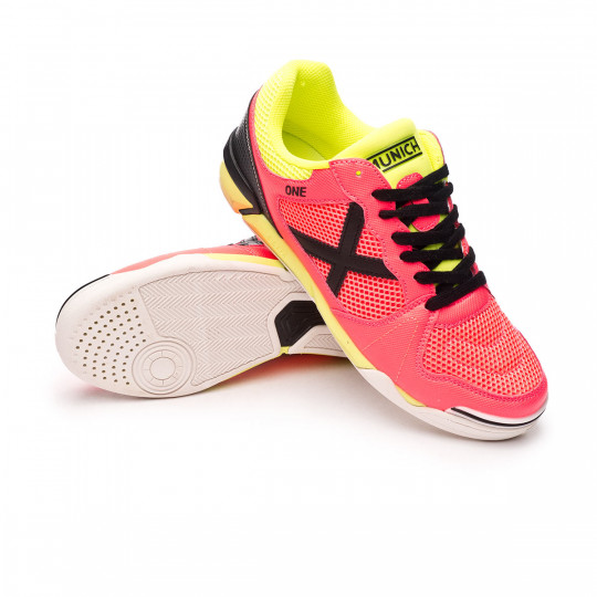 Futsal Shoes Munich One Indoor Rosa - Fútbol Emotion